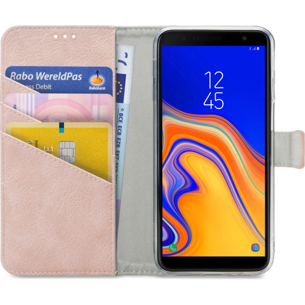 My Style Flex Wallet For Samsung Galaxy J6+ Pink - Afbeelding 3