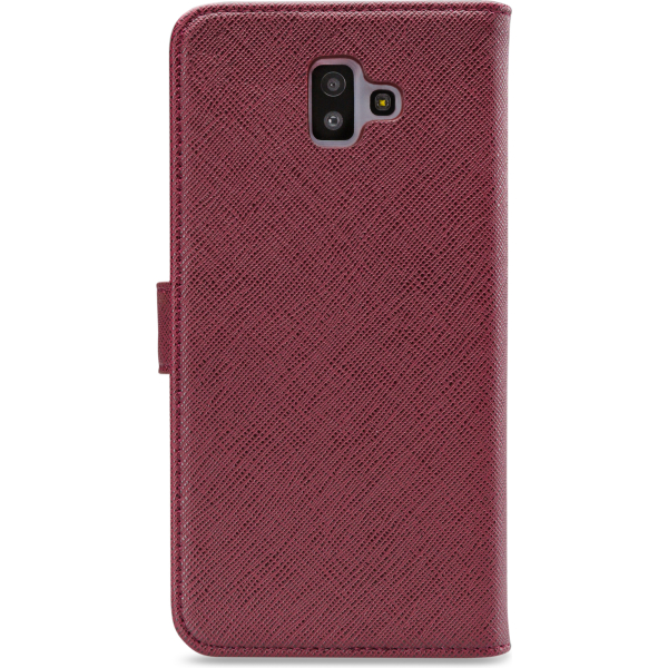 My Style Flex Wallet For Samsung Galaxy J6+ Bordeaux - Afbeelding 2