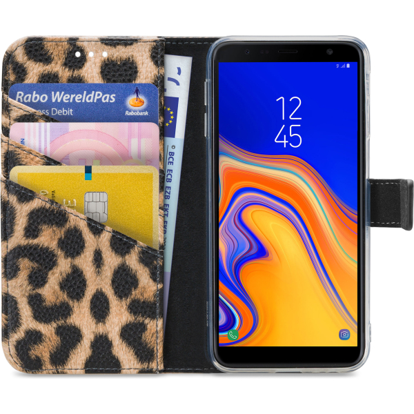 My Style Flex Wallet For Samsung Galaxy J6+ Leopard - Afbeelding 3
