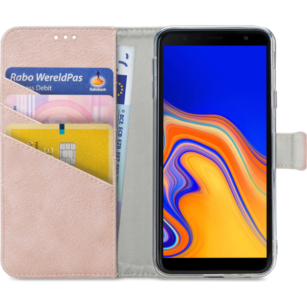 My Style Flex Wallet For Samsung Galaxy J4+ Pink - Afbeelding 3