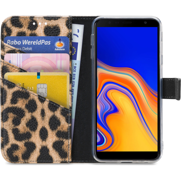 My Style Flex Wallet For Samsung Galaxy J4+ Leopard - Afbeelding 3