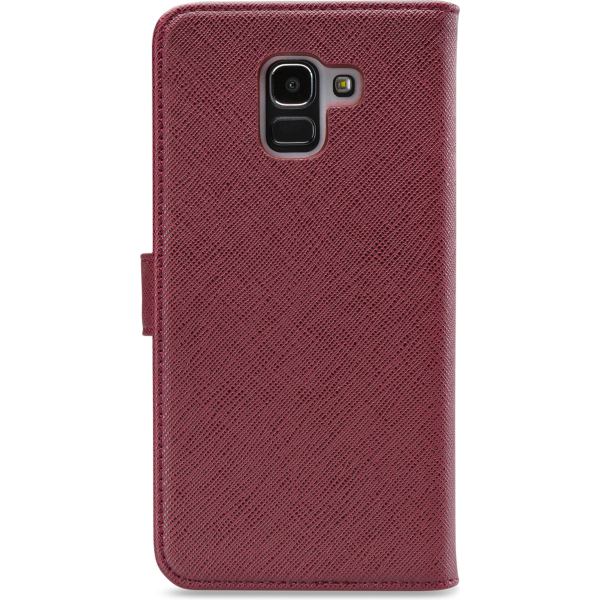 My Style Flex Wallet For Samsung Galaxy J6 2018 Bordeaux - Afbeelding 2