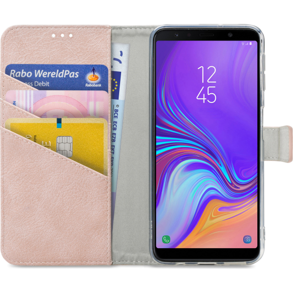 My Style Flex Wallet For Samsung Galaxy A7 2018 Pink - Afbeelding 3