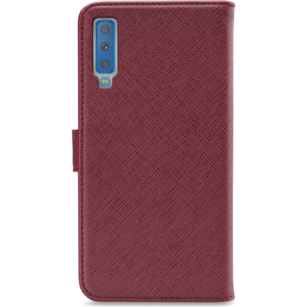My Style Flex Wallet For Samsung Galaxy A7 2018 Bordeaux - Afbeelding 2