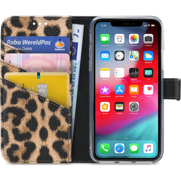 My Style Flex Wallet For Apple Iphone X/Xs Leopard - Afbeelding 3