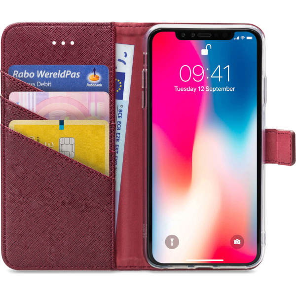 My Style Flex Wallet For Apple Iphone Xs Max Bordeaux - Afbeelding 3