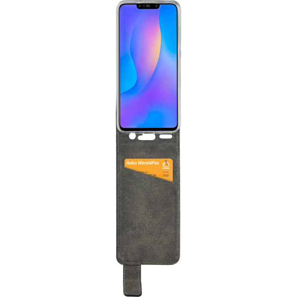 Mobilize Classic Gelly Flip Case Huawei P Smart+ 2019 Black - Afbeelding 2