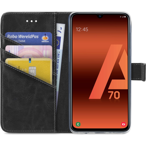 My Style Flex Wallet For Samsung Galaxy A70 Black - Afbeelding 3
