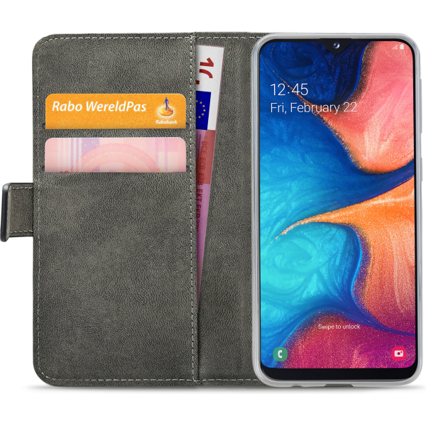 Mobilize Classic Gelly Wallet Book Case Samsung Galaxy A20E Black - Afbeelding 3