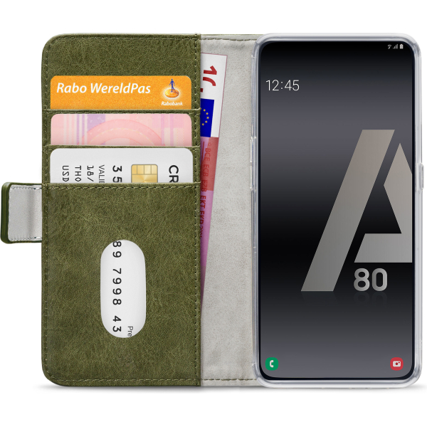 Mobilize Elite Gelly Wallet Book Case Samsung Galaxy A80 Green - Afbeelding 4
