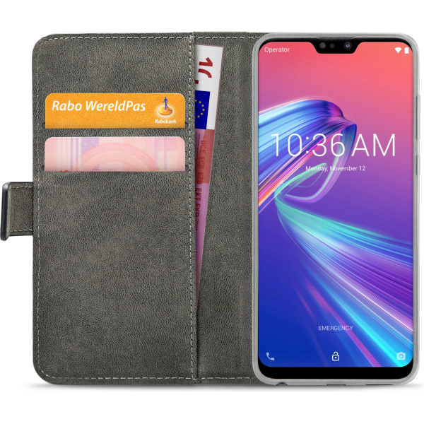 Mobilize Classic Gelly Wallet Book Case Asus Zenfone Max Pro (M2) Zb631Kl Black - Afbeelding 3
