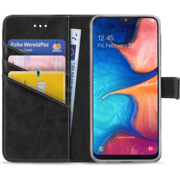 My Style Flex Wallet For Samsung Galaxy A20E Black - Afbeelding 3
