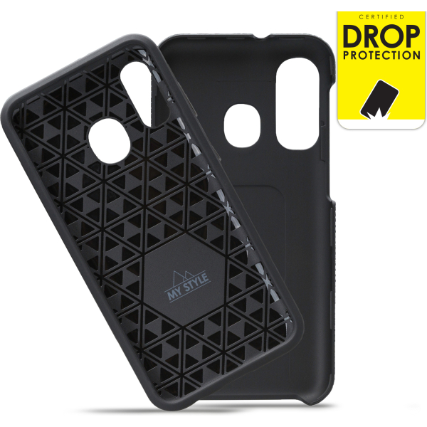 My Style Tough Case For Samsung Galaxy A20E Black - Afbeelding 2
