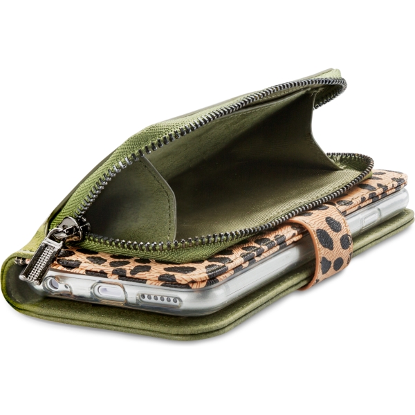 Mobilize 2In1 Gelly Zipper Case Apple Iphone 11 Pro Olive/Leopard - Afbeelding 6