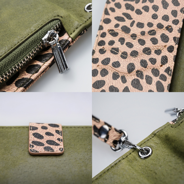 Mobilize 2In1 Gelly Zipper Case Apple Iphone 11 Pro Olive/Leopard - Afbeelding 7