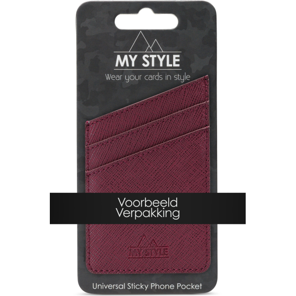 My Style Universal Sticky Card Pocket Grainy Gold - Afbeelding 3