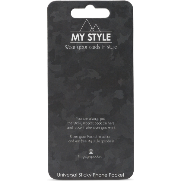 My Style Universal Sticky Card Pocket Grainy Gold - Afbeelding 4