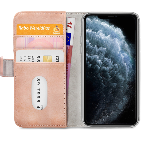 Mobilize Elite Gelly Wallet Book Case Apple Iphone 11 Pro Soft Pink - Afbeelding 4
