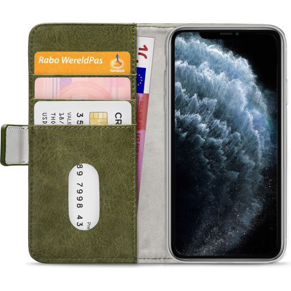 Mobilize Elite Gelly Wallet Book Case Apple Iphone 11 Pro Green - Afbeelding 4