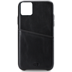 Senza Pure Leather Cover With Card Slot Apple Iphone 11 Deep Black