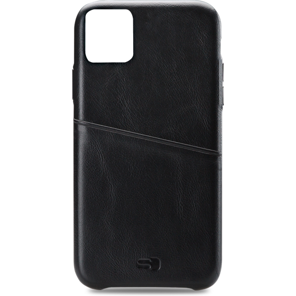 Senza Pure Leather Cover With Card Slot Apple Iphone 11 Deep Black