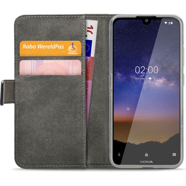 Mobilize Classic Gelly Wallet Book Case Nokia 2.2 Black - Afbeelding 3