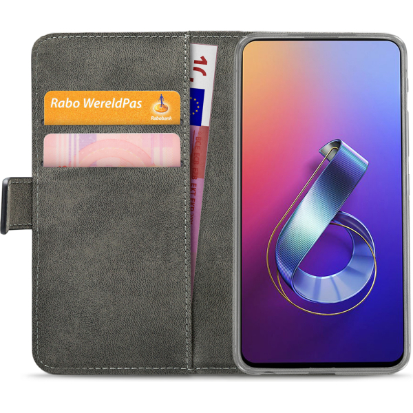 Mobilize Classic Gelly Wallet Book Case Asus Zenfone 6 Zs630Kl Black - Afbeelding 3