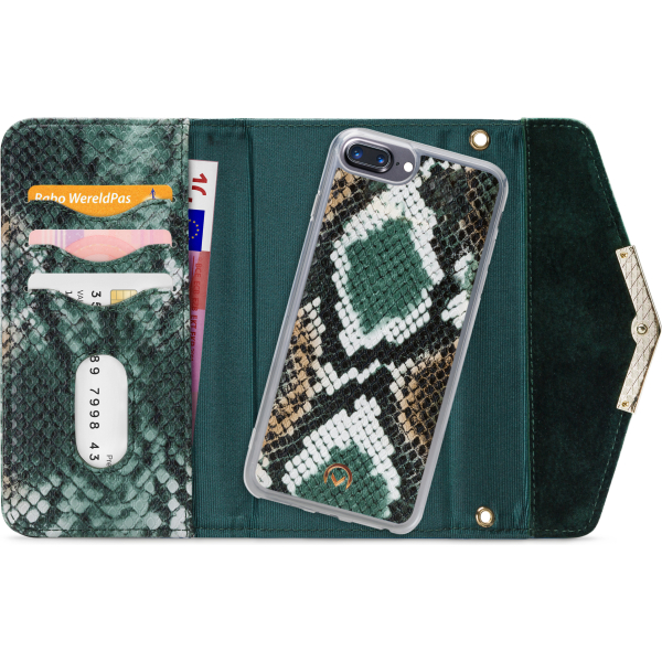 Mobilize 2In1 Gelly Velvet Clutch For Apple Iphone 6 Plus/6S Plus/7 Plus/8 Plus Green Snake - Afbeelding 4