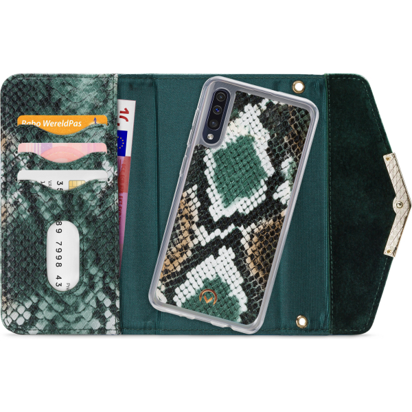 Mobilize 2In1 Gelly Velvet Clutch For Samsung Galaxy A30S/A50 Green Snake - Afbeelding 4