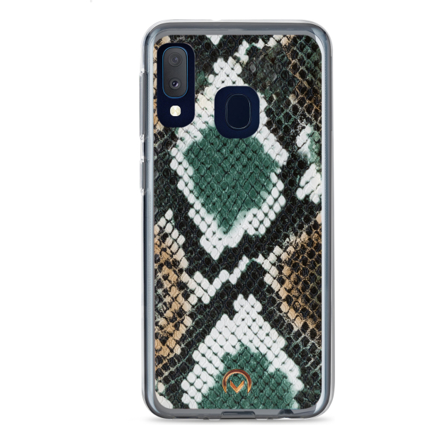 Mobilize 2In1 Gelly Velvet Clutch For Samsung Galaxy A20E Green Snake - Afbeelding 6