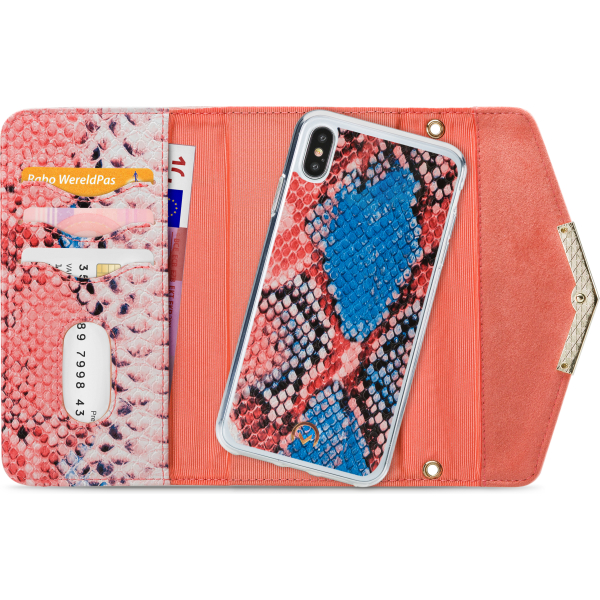 Mobilize 2In1 Gelly Velvet Clutch For Apple Iphone X/Xs Coral Snake - Afbeelding 4