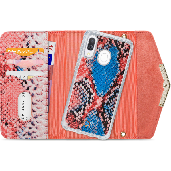 Mobilize 2In1 Gelly Velvet Clutch For Samsung Galaxy A40 Coral Snake - Afbeelding 4