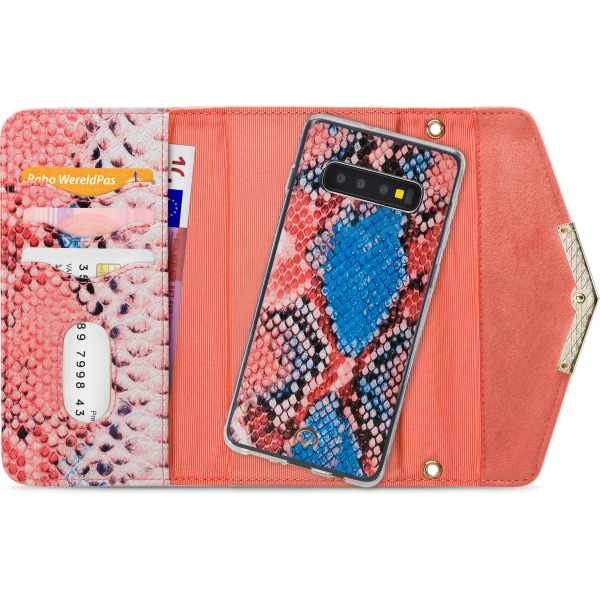 Mobilize 2In1 Gelly Velvet Clutch For Samsung Galaxy S10 Coral Snake - Afbeelding 4