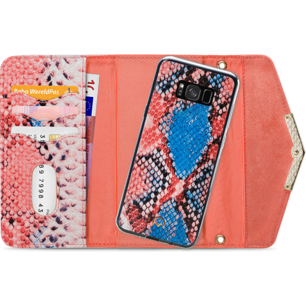 Mobilize 2In1 Gelly Velvet Clutch For Samsung Galaxy S8 Coral Snake - Afbeelding 4