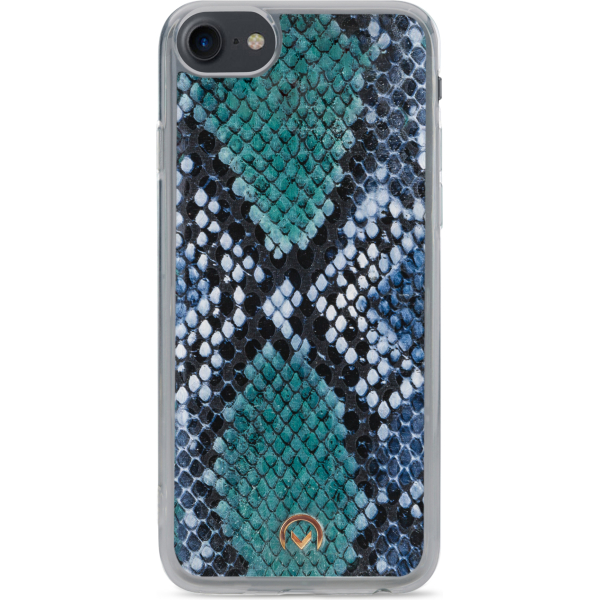 Mobilize 2In1 Gelly Velvet Clutch For Apple Iphone 6/6S/7/8/Se (2020/2022) Royal Blue Snake - Afbeelding 6