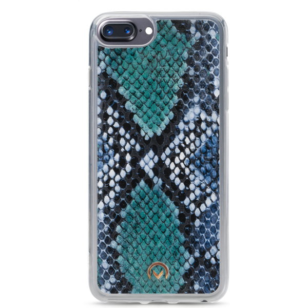 Mobilize 2In1 Gelly Velvet Clutch For Apple Iphone 6 Plus/6S Plus/7 Plus/8 Plus Royal Blue Snake - Afbeelding 6