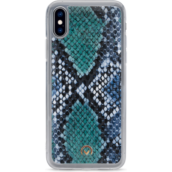 Mobilize 2In1 Gelly Velvet Clutch For Apple Iphone X/Xs Royal Blue Snake - Afbeelding 6
