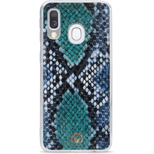 Mobilize 2In1 Gelly Velvet Clutch For Samsung Galaxy A40 Royal Blue Snake - Afbeelding 6