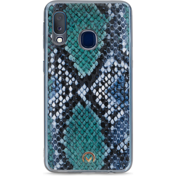 Mobilize 2In1 Gelly Velvet Clutch For Samsung Galaxy A20E Royal Blue Snake - Afbeelding 6