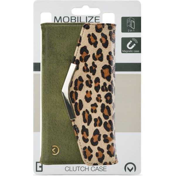 Mobilize 2In1 Gelly Clutch For Apple Iphone X/Xs Green Leopard - Afbeelding 8