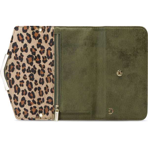 Mobilize 2In1 Gelly Clutch For Samsung Galaxy A40 Green Leopard - Afbeelding 5