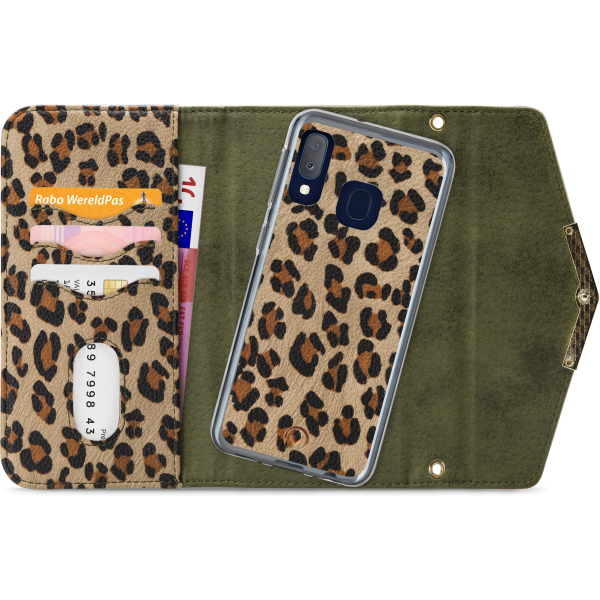 Mobilize 2In1 Gelly Clutch For Samsung Galaxy A20E Green Leopard - Afbeelding 4