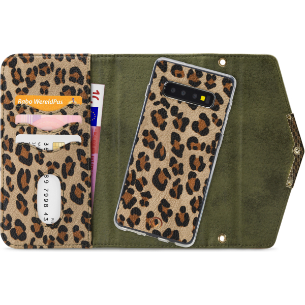 Mobilize 2In1 Gelly Clutch For Samsung Galaxy S10 Green Leopard - Afbeelding 4