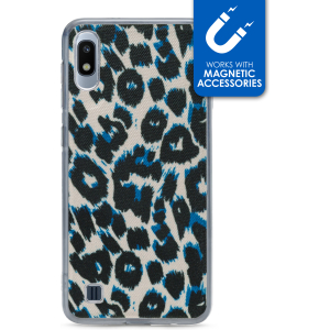 My Style Magneta Case For Samsung Galaxy A10 Blue Leopard