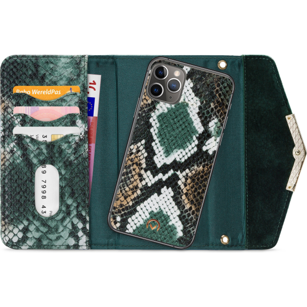Mobilize 2In1 Gelly Velvet Clutch For Apple Iphone 11 Pro Max Green Snake - Afbeelding 4