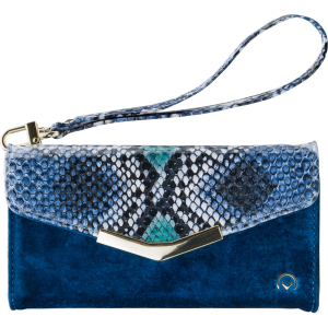 Mobilize 2In1 Gelly Velvet Clutch For Apple Iphone 11 Royal Blue Snake