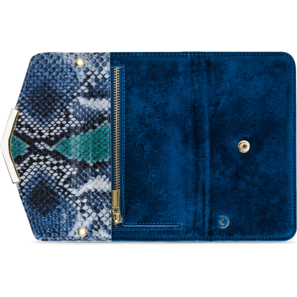 Mobilize 2In1 Gelly Velvet Clutch For Apple Iphone 11 Pro Max Royal Blue Snake - Afbeelding 5