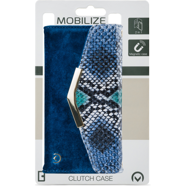 Mobilize 2In1 Gelly Velvet Clutch For Apple Iphone 11 Pro Max Royal Blue Snake - Afbeelding 8