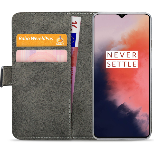 Mobilize Classic Gelly Wallet Book Case Oneplus 7T Black - Afbeelding 3