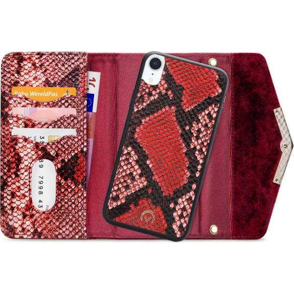 Mobilize 2In1 Gelly Velvet Clutch For Apple Iphone Xr Red Snake - Afbeelding 4